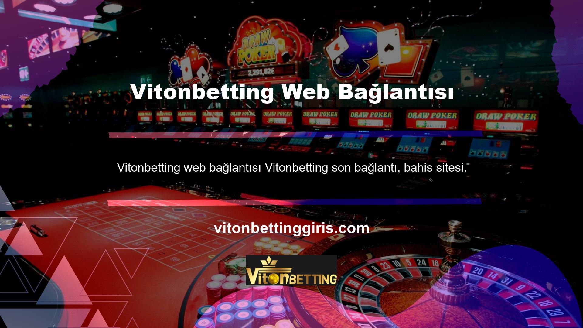 Vitonbetting web sitesi giriş yaparken reklam göstermez